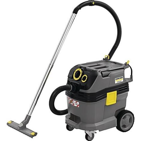 Kärcher – Aspirateur professionnel humide/sec 30L – Dépression 210 mbar – Moteur puissant pour chantiers humides – Accessoires intégrés (1/4)