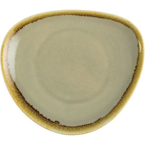 Assiette Triangulaire Couleur Mousse Kiln 165mm (Lot de 6) - Ref GP472 - Olympia (1/5)