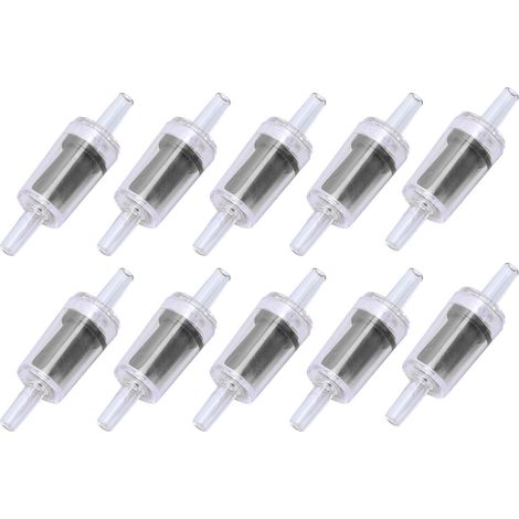 10 Stück Rückschlagventile 4 mm PP Luftpumpen Aquarium 1-Wege-Wasserstopp-Rückschlagventil für Fischbecken Schwarz (1/5)