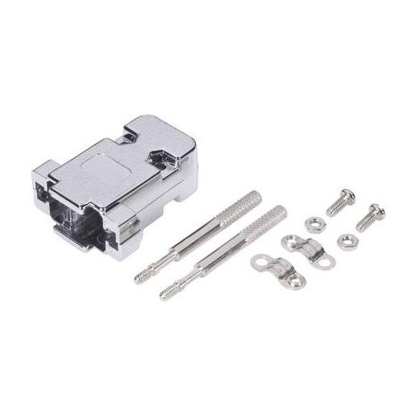 N/A 25 pôles BKL Electronic 10120070 plastique, métallisé 180 ° argent 1 pc(s) (1/2)