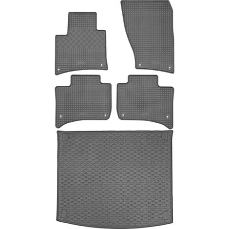 RIGUM 437232 Maletero + RIGUM 902822 Alfombrillas - Volkswagen Touareg II SUV desde 02.2010-03.2018 AV2 Zona de pies Delantera y trasera - INSTALADA (1/5)