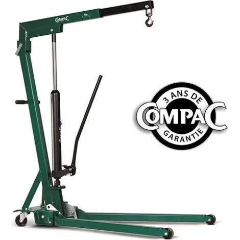 Grue d’atelier 1 tonne pliante vérin pivotant COMPAC (1/3)