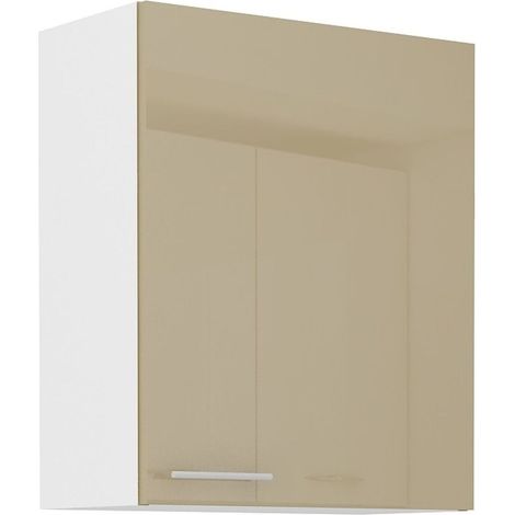 Küche Hängeschrank 60 Lara Cappuccino Hochglanz Küchenzeile Küchenblock (1/5)