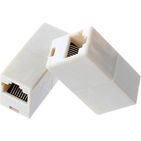 (Lot de 2) Coupleur RJ45 FF droit (1/4)