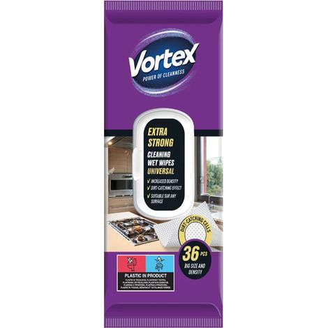 VORTEX UNIVERSAL Reinigungstücher Extra Stark 36 Stk Reinigungstücher