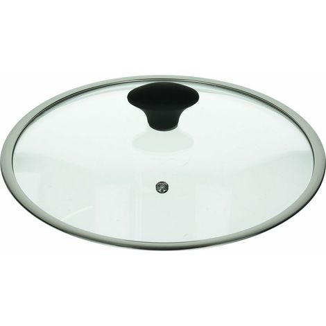 Coperchio in vetro bordo inox Tognana Grancucina cm 28 (1/2)