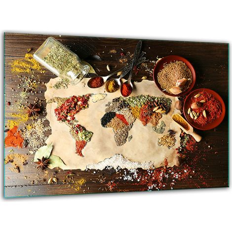 Tagliere in vetro temperato 30x22 per spezie (1/5)