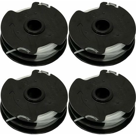 Ahlsen Set mit 4 Ersatzspulen für Parkside Prta 20-Li C3 Akku-Freischneider Ian351753 Gartenzubehör (1/4)