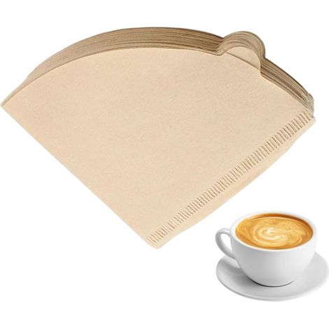 40 Pièces Filtres À Café, Filtre 02 En Papier 120 X115Mm, Pour V60 Café Goutte, Sacs Filtrants Pour Filtre À Main De La Machine À Café (Couleurs Primaires) (1/5)