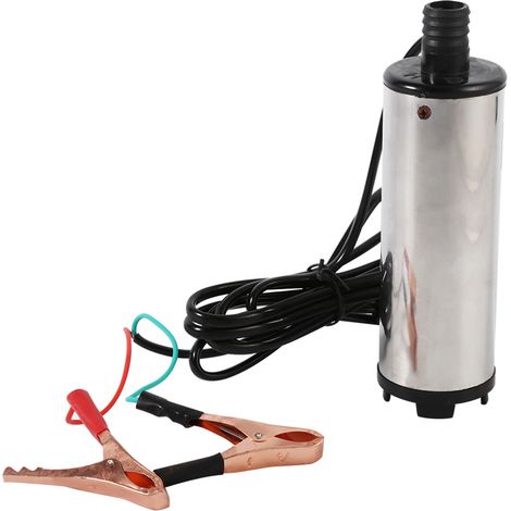 Pompe de transfert submersible 12V en acier inoxydable pour huile diesel carburant liquide (1/5)