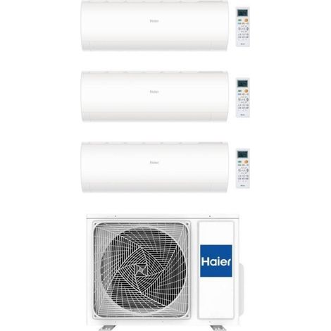 Haier Climatizzatore Trial Pearl 7+7+7 con 3U55S2SR5FA Inverter R-32 Wi-Fi Classe A++/A+