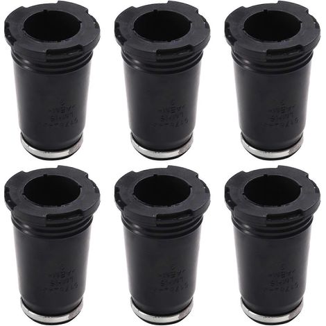 Six manchons d'injecteur 517-8243 compatibles avec les moteurs CATE312/313D2GC, E320, E323, E326, E330, E336GC, EFI 3054C, C4.4, C6.6 et C7.1. (1/5)