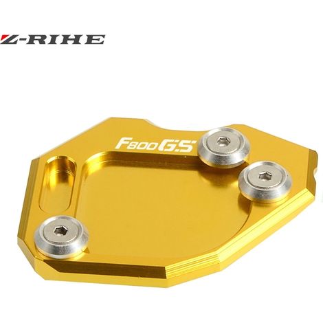 (Or) Béquille latérale de moto, extension de support compatible avec BMW F800GS (2009-2015) maxpower (1/4)