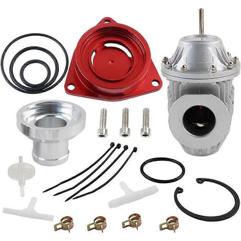 Soupape de décharge de course SSQV rouge avec adaptateur, compatible avec les moteurs turbocompressés 1,5 L de 10e génération (à partir de 2016). (1/5)