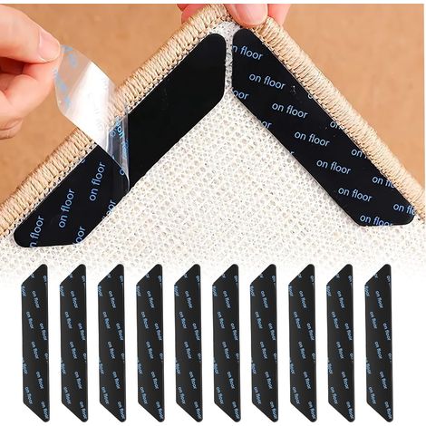 10 rutschfeste Matten, 25 x 130 mm, strapazierfähiger Kleber, für Schlafzimmer, Küche, Wohnzimmer, Seniorensicherheit (1/5)