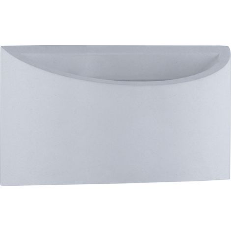 Paco Home Wandleuchte Innen Wandlampe Flur Lampe Indirektes Licht Up Down Effekt G9  ohne Leuchtmittel,  Beton-Grau