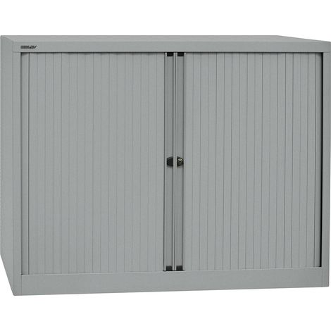 BISLEY, Armoire à rideaux Euro, largeur 1200 mm, 2 tablettes, (1/5)