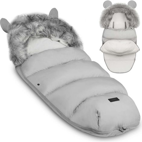 Elmi Ricokids saco de dormir para cochecito y trineo - gris (1/5)