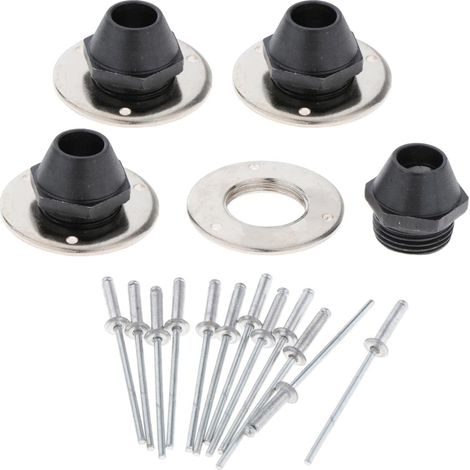 10 Mm Buse Remplaçable, 4X Acier Ciment Stuc Pulvérisateur Buses Outil De Plâtrage Pulvérisateur Pistolet Pulvériser Uniformément Accs Remplacements Mortier Pistolet