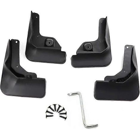 4-teiliges Set Spritzschutzlappen aus Kunststoff für MG 5, MG GT (2020–2023) – Schwarz