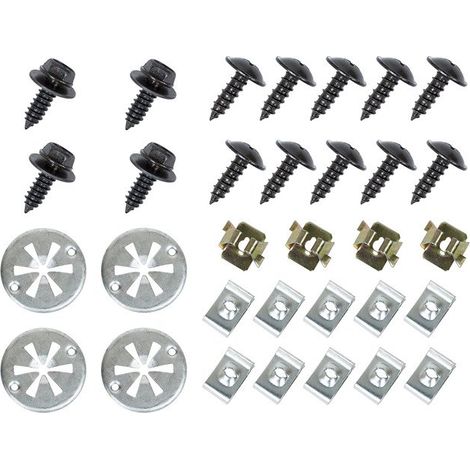 Audi A3 8L 00-03 Motorabdeckungs-Befestigungsclip-Set 32 Stück.