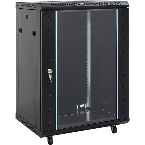 Armoire réseau 15U avec pieds pivotants 19" IP20 60 x 45 x 86 cm