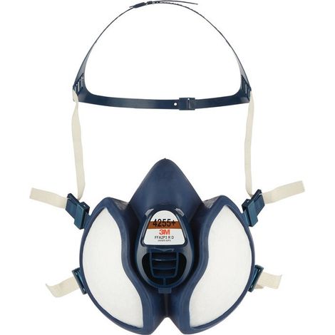 Masque pour peinture au pistolet 4255 EN 405:2001 + A1:2009 FFA2 P3 RD emballée