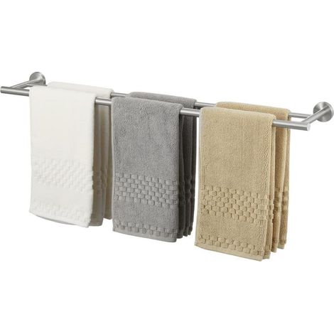 Handtuchhalter Bad Doppelt Edelstahl SUS304 90 CM Gebürstet (1/5)