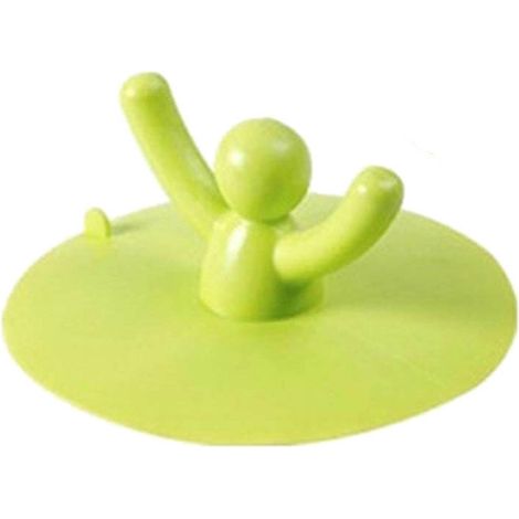 Universeller, lebensmittelechter Silikon-Abflussstopfen, 9,5 x 4 cm, für Spüle, Badewanne und Dusche, wasserdichter Abflussstopfen, 1 Stück (1/5)