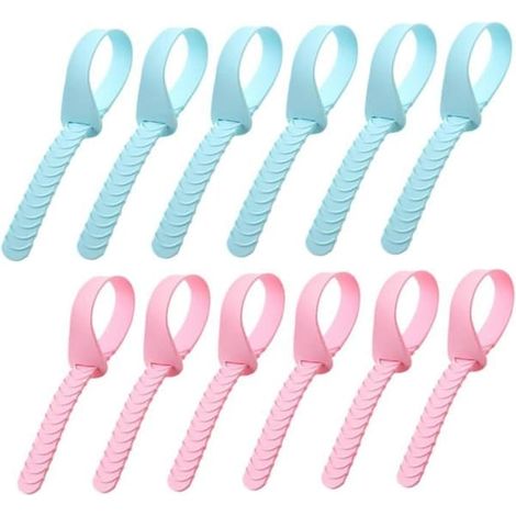 SABIR-Kit de remplacement de siège de toilette (12 pièces) : lève-abattant, bouton de vidange, siège de toilette (1/5)
