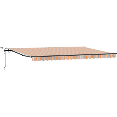 Maison Exclusive - Tenda retrattile Multicolore 500 × 350 cm Poliestere (1/5)