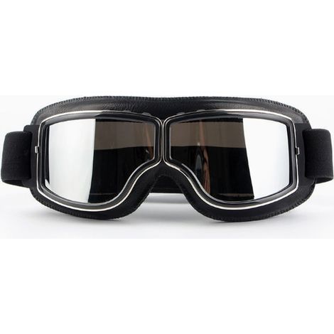 Motorradbrille, kratzfeste Brille, Fahrradbrille, Retro-Motocross-Helmbrille für Herren (1/5)