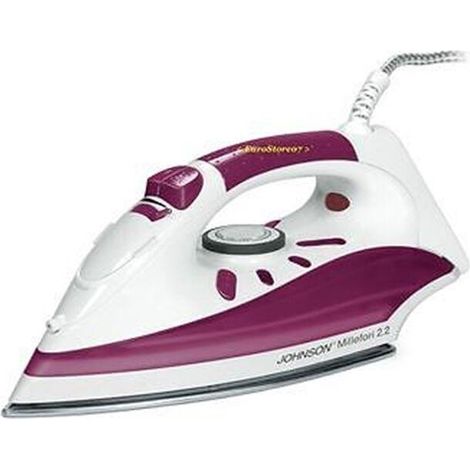 FERRO DA STIRO A VAPORE MOD MILLEFORI JHONSON PIASTRA INOX SOTTILE 2000 W