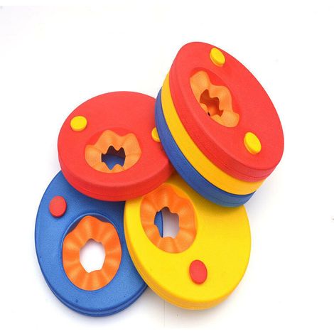 Disques de nage, Manchon de Natation rassards Natation en Mousse pour Les Enfants Natation équipement,6 paquets (1/5)