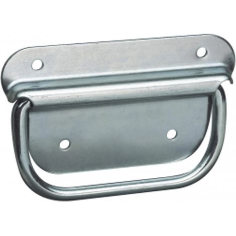 Maniglia per mensa, acciaio galvanizzato L96xH54mm.