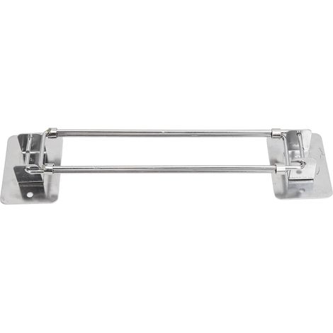 Barre de rangement d'angle pour douche de camping-car (195-345 mm), barre de protection réglable en acier inoxydable pour salle de bain, adaptée aux caravanes et aux yachts. (1/5)