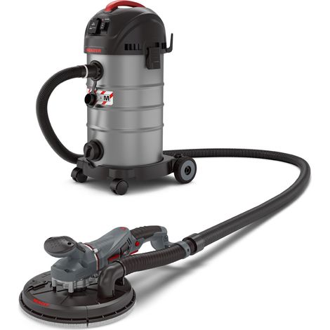 MENZER Dustfree Sistema di Levigatura a Secco Senza Polvere con TBS 225 PRO + VCM 330