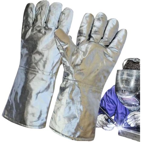 Isolierte Handschuhe – Hitzebeständige Aluminiumgießereihandschuhe (1/5)