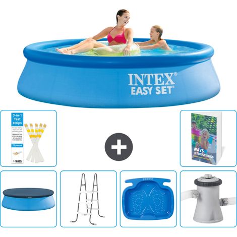 Easy Set Pool Rund - 244x61 cm - 7-teilig S140