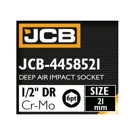 Adaptador de impacto profundo 1/2" 21mm (hexagonal de 6 caras)