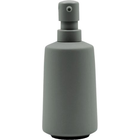 Distributeur de Savon en Céramique "Ceralia" 19cm Anthracite (1/3)