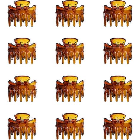 Lot de 12 petites pinces à cheveux pour femmes (1/5)