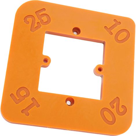 Gabarit d'angle arrondi pour table de défonceuse, gabarit de coupe d'arcs en bois R10 R15 R20 R25, outil de finition d'angle (1/5)