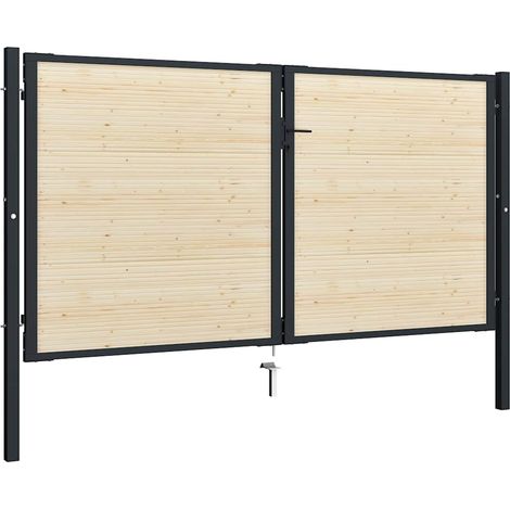 Fence Slats 46 pcs 134 cm Solid Wood Spruce vidaXL (1/5)