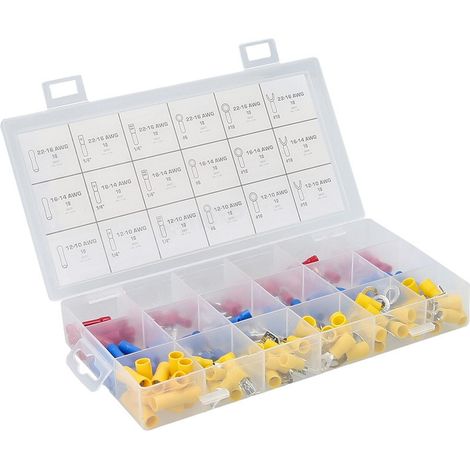ASSORTIMENTO TERMINALI/CAPICORDA IN SCATOLA 180PZ MAURER (1/5)