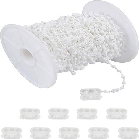 Retail of 89mm base beads, 30m beaded buckles, 10-piece Venetian blind bead chain, vertical Venetian blind accessories. (1/5)