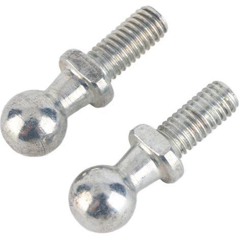 Lot 2 boulons rotule M6 fer Pour vérin gaz et capot rotule Fixation articulée Pièce détachée pour meuble ou auto (1/5)