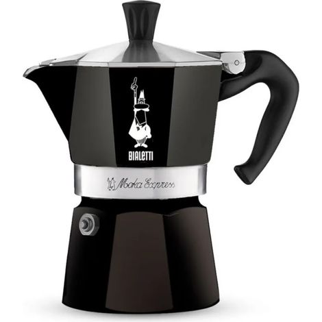 Cafetera bialetti moka express monogram 3 tazas aluminio