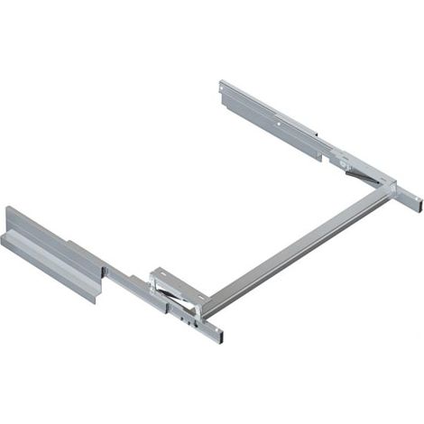 Emuca Guías para mesa extensible y elevable Oplà Folding+39, Aluminio, Anodizado inox - (1/5)