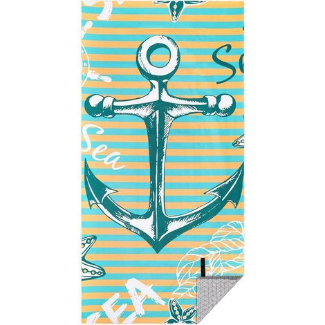 de Plage XXL 200 x 100 cm, Grande en Microfibre à SéChage Rapide, de Bain sans Sable, Couverture de Plage pour Femmes (1/4)